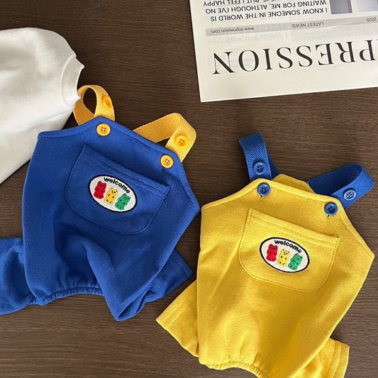Spring And Autumn New Dog Cat Overalls