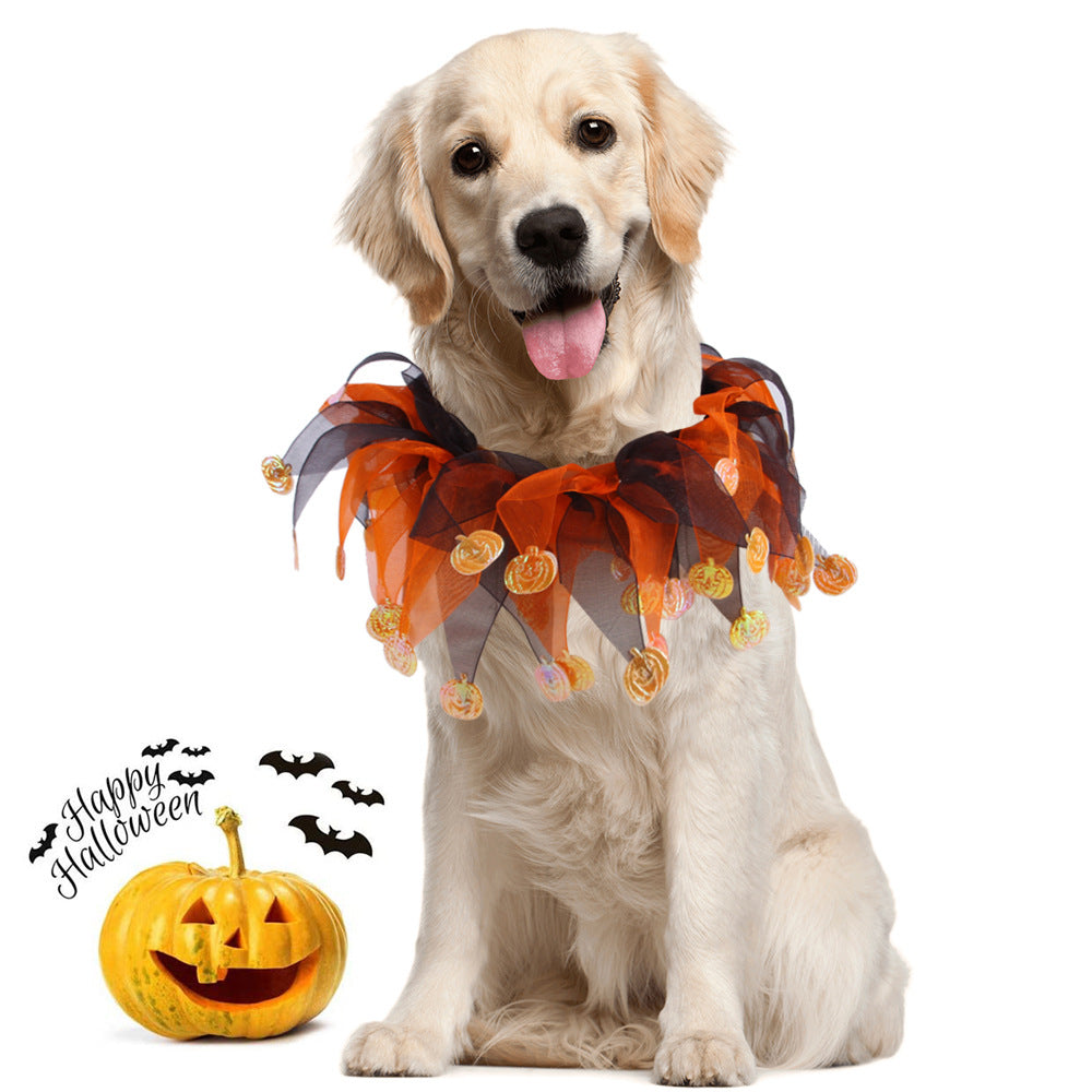 Pet Color Collar Dog Christmas Halloween Color Matching Collar