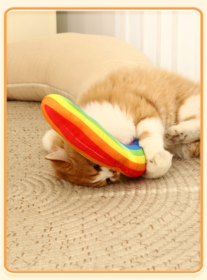 Cat Toys Self-Hi Boredom Relief Artifact Catnip Throw Pillow Teasing Cat Stick Grinding Teeth Resistant Pet Kitten Cat Cat Products