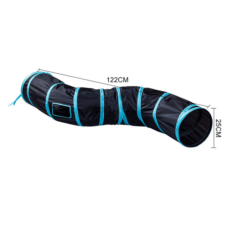 Cat toy S-shaped cat tunnel foldable cat tunnel