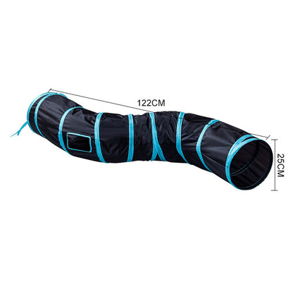 Cat toy S-shaped cat tunnel foldable cat tunnel