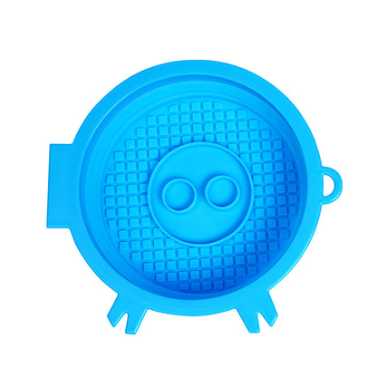 Multi-functional Suction Cup Lick Pad Folds Slow Food Bowl