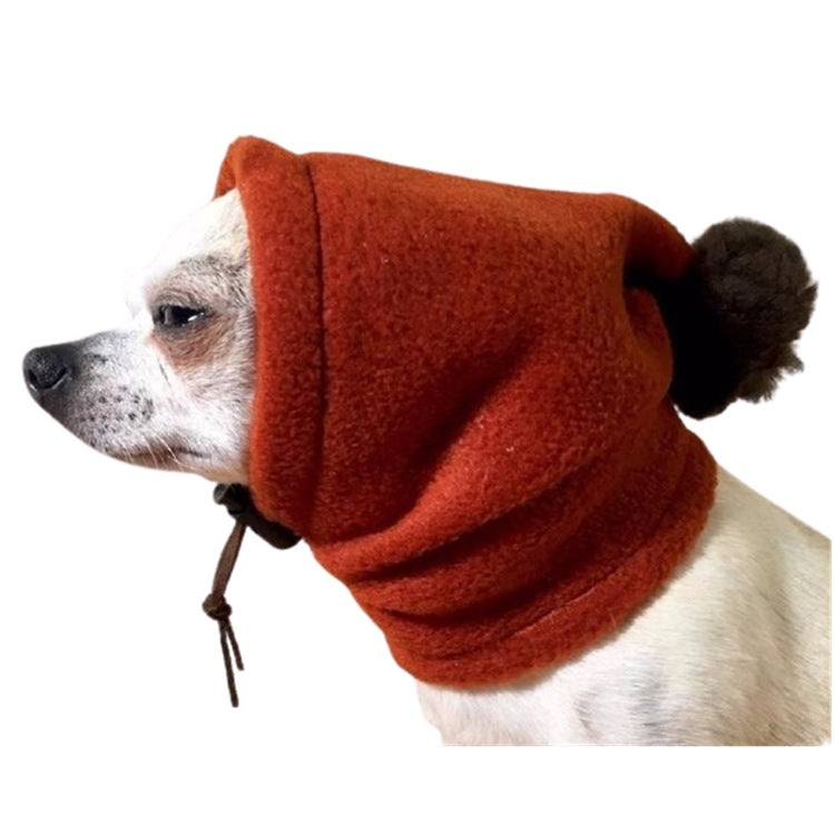 Pet Hat Warm Drawstring Adjustment Cap