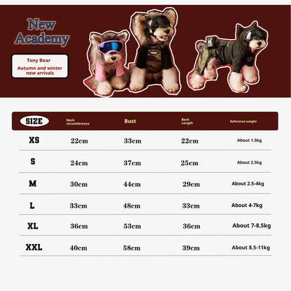 Dog Clothes Autumn And Winter Down Vest