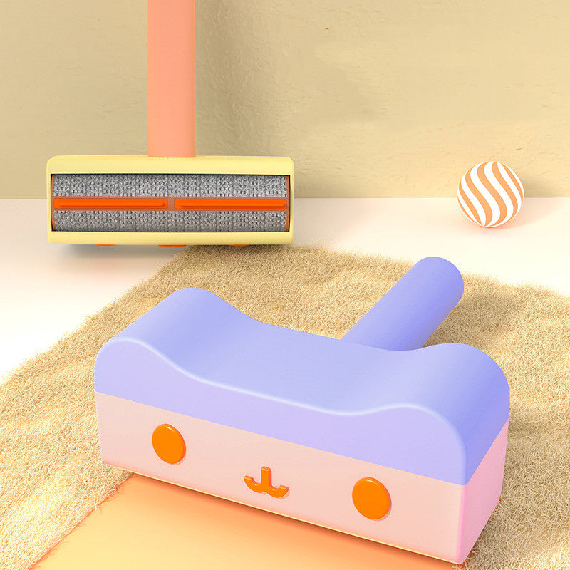 New Pet Hair Roller Remover Lint Brush 2-Way Dog Cat Comb Tool Convenient Cleaning Dog Cat Fur Brush Base Home Furniture Sofa