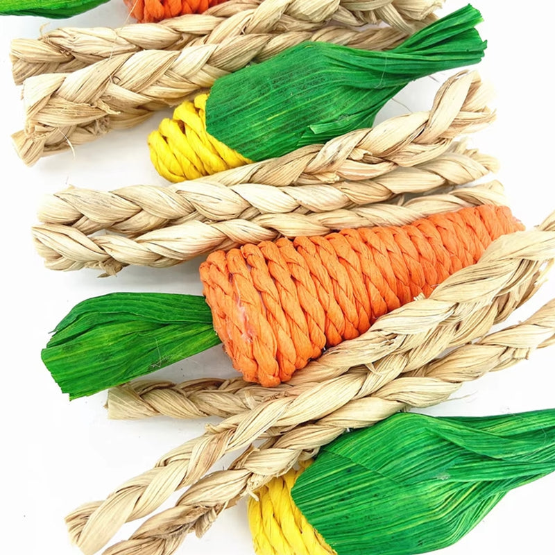 Parrot Toy Hanging Perch Climb Playing Equipment Cage Accessories Bird Bite Toy For Parakeets Macaws Cockatiels Lovebird Finches,