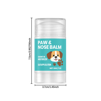 Pet Nose And Paw Care Balm, Gentle Formula With A Fine Texture To Care For Dry Skin Of Dogs And Cats, Daily Care