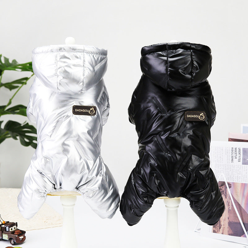 Pet Dog Waterproof Autumn And Winter Padded Jacket
