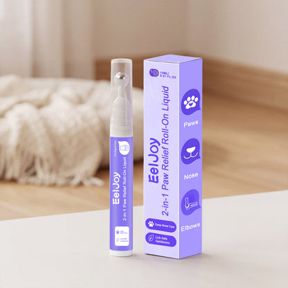 Eeljoy Pet Paw And Nose Care Roll-On Liquid Moisturizing And Refreshing Care For Dogs And Cats' Paws And Nose, Non-Sticky