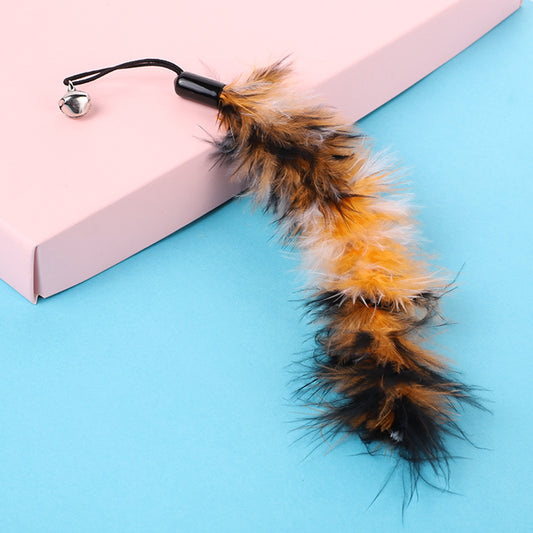 Pet Cat Toy Long Turkey With Bells