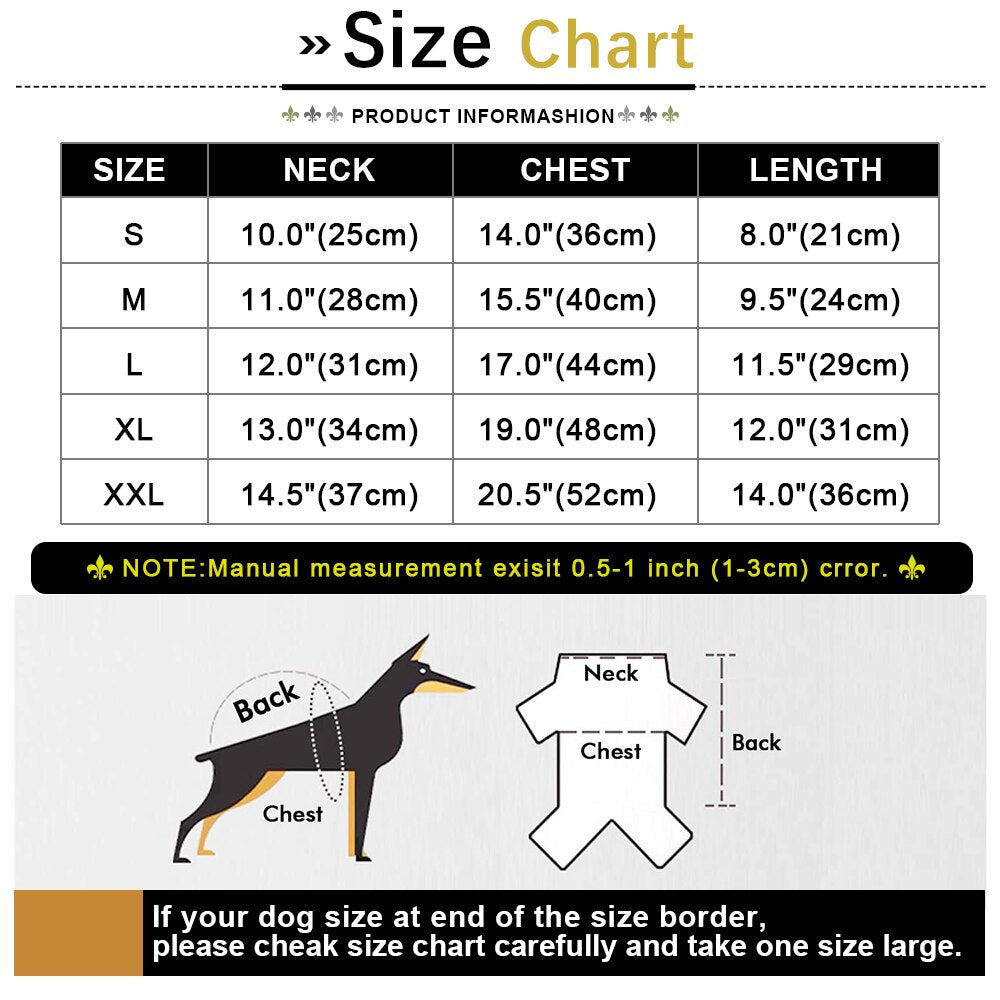 Warm Cotton Vest - Pet Clothing