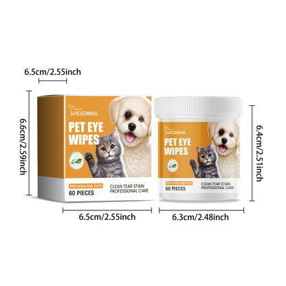 Dogs And Cats Eyes Wet Wipes For Dogs To Remove Tears