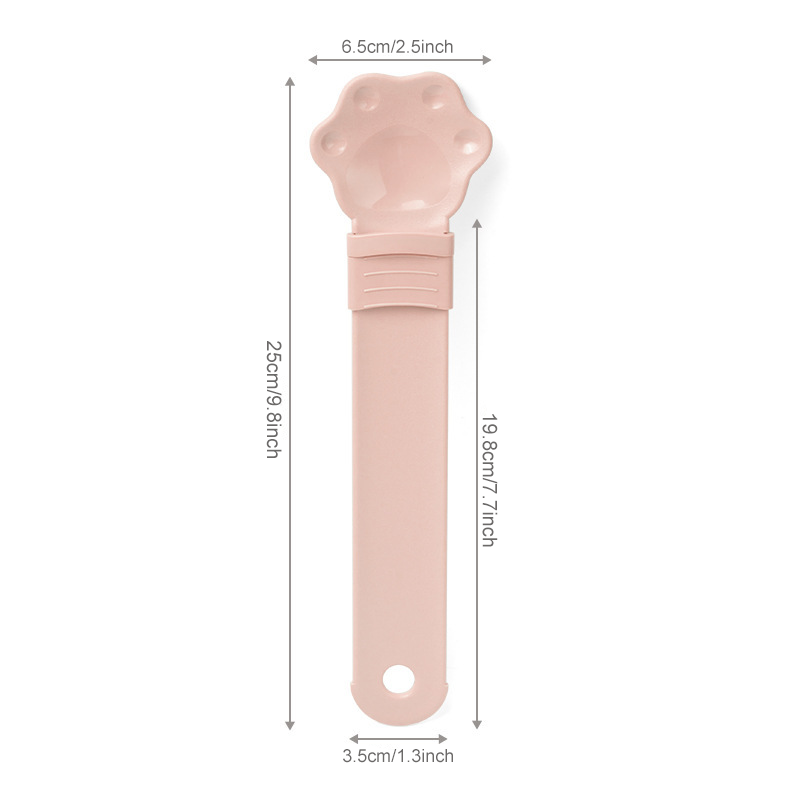 Cat Treat Spoon Squeeze, Cute Churu Spoon, Multifunctional Cats Treat Feeder Spoons, Comfortable Grip For Lickable Treats Feeding Dispenser For Wet Food