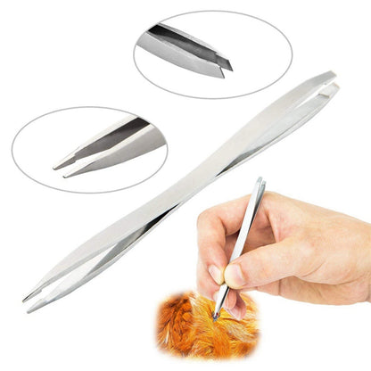 Stainless steel pet deworming tool