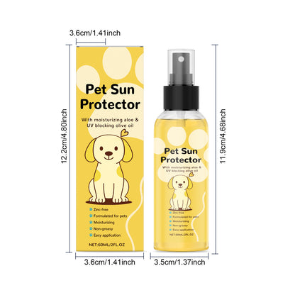 Pet Protective Spray For Summer Outdoor Use, Refreshing And Non-Sticky For Cat And Dog Fur, Comfortable Care, Gentle And Convenient Spray