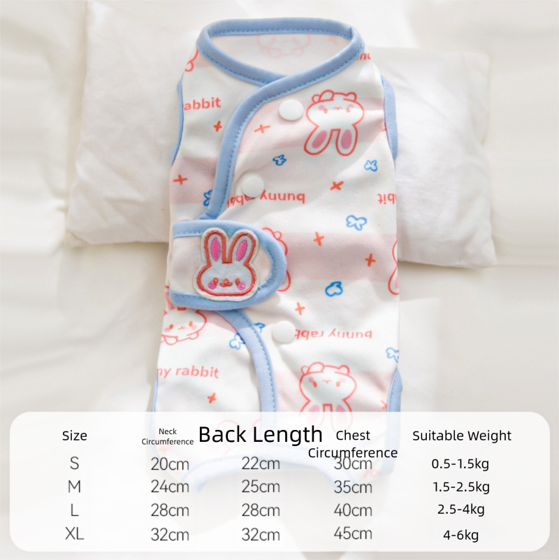 Cat Weaning Clothes Cute Sterilization Suit Protect Belly Clothing for Dogs Cats Anti-Lick Recovery Clothing Pet...