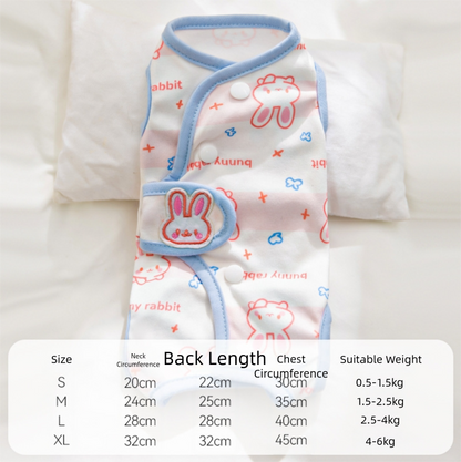 Cat Weaning Clothes Cute Sterilization Suit Protect Belly Clothing for Dogs Cats Anti-Lick Recovery Clothing Pet...