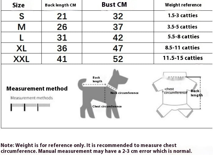 Polyester Pet Cartoon Clothes Dog