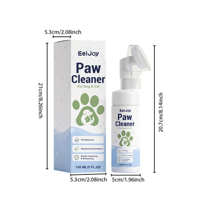 Eeljoy Pet Paw Cleaning Foam Cleansing And Deodorizing Liquid For Dogs And Cats