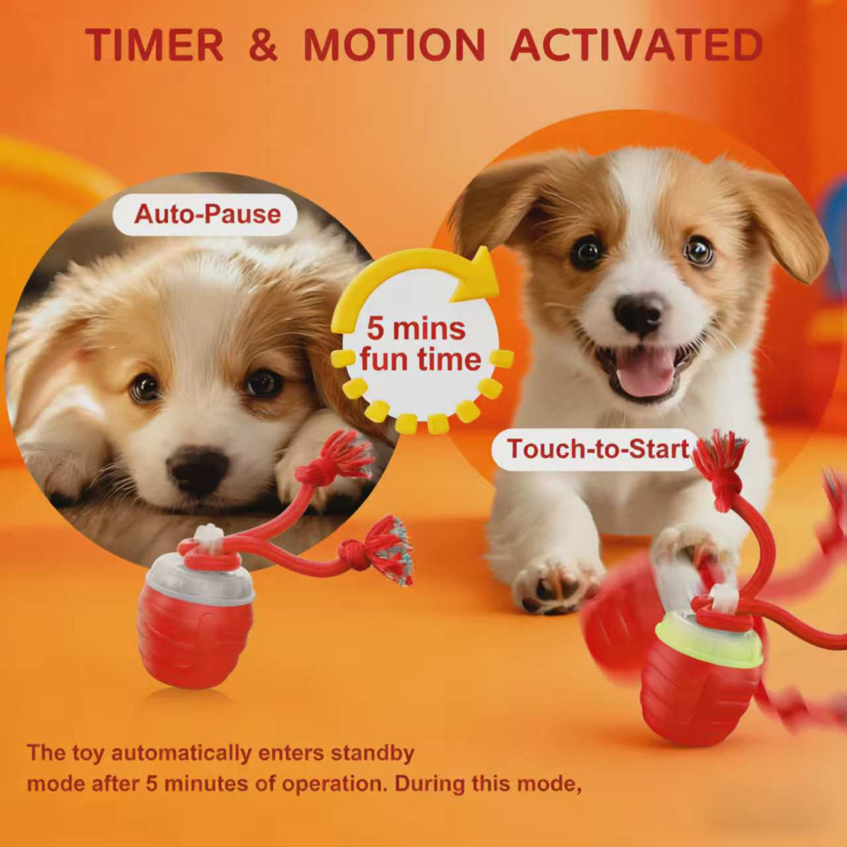 Electrically Attracted Bite-Resistant Pet Traction Ball