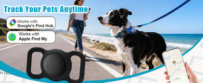 GPS Tracker for Dogs IOS & Android - No Subscription Dog GPS Tracker Collar Smart Cat Real-Time Activity Tracker,...