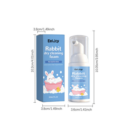 Eeljoy Rabbit Cleaning Mousse Gentle And Non-Moisturizing Hair Care And Skin Care Products For Rabbits