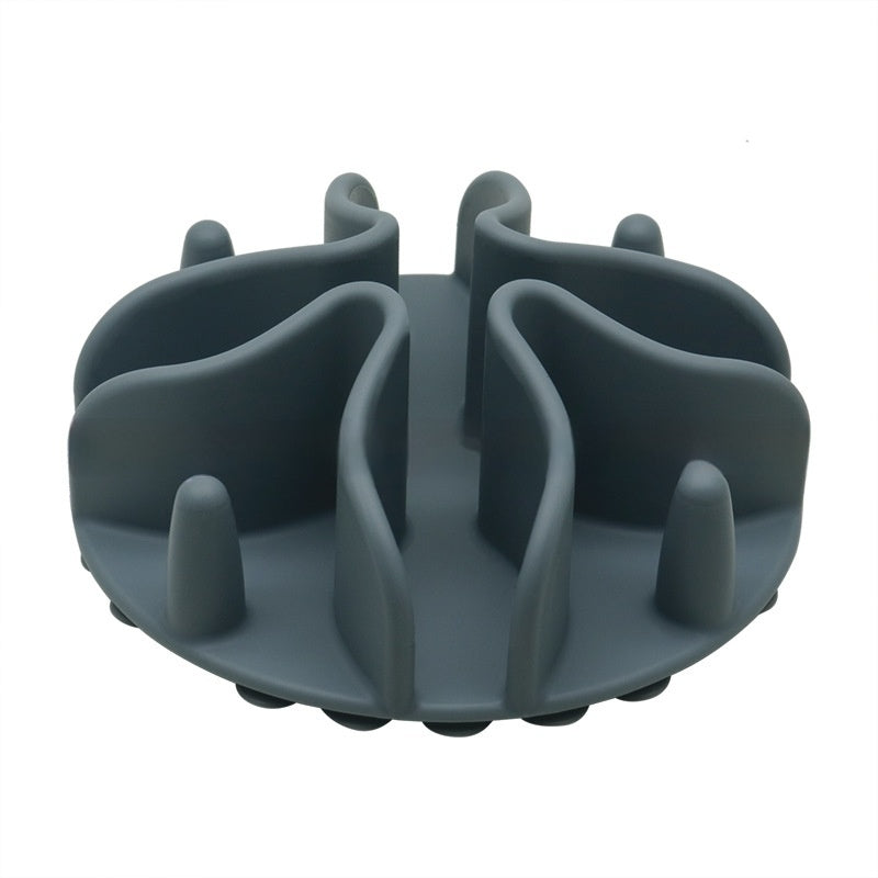 Silicone Pet Dog Snack Pad Round Supplies Slow Food Suction Cup Bathroom Licking Plate
