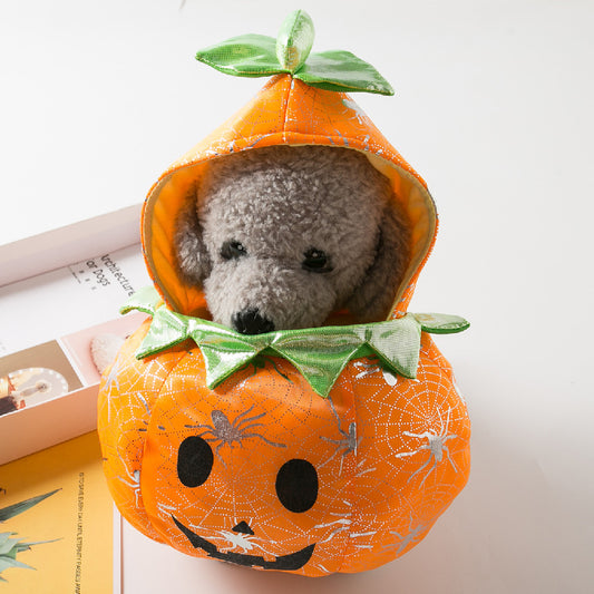 Personality Pet Halloween 3D Pumpkin Dress
