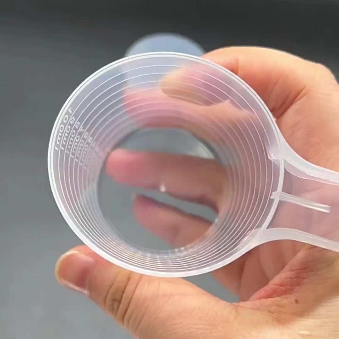 Milliliter Liquid Transparent Plastic Measuring Spoon For Milk Powder