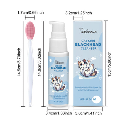 Yegbong Pet Chin Cleaning And Care Set Gently Cleans The Chin Hair Of Pets, Dogs, And Cats