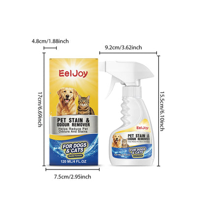 Eeljoy Pet Stain And Odor Remover, Universal For Cats And Dogs, Removes Urine Stains And Eliminates Odors, Daily Cleaning And Care