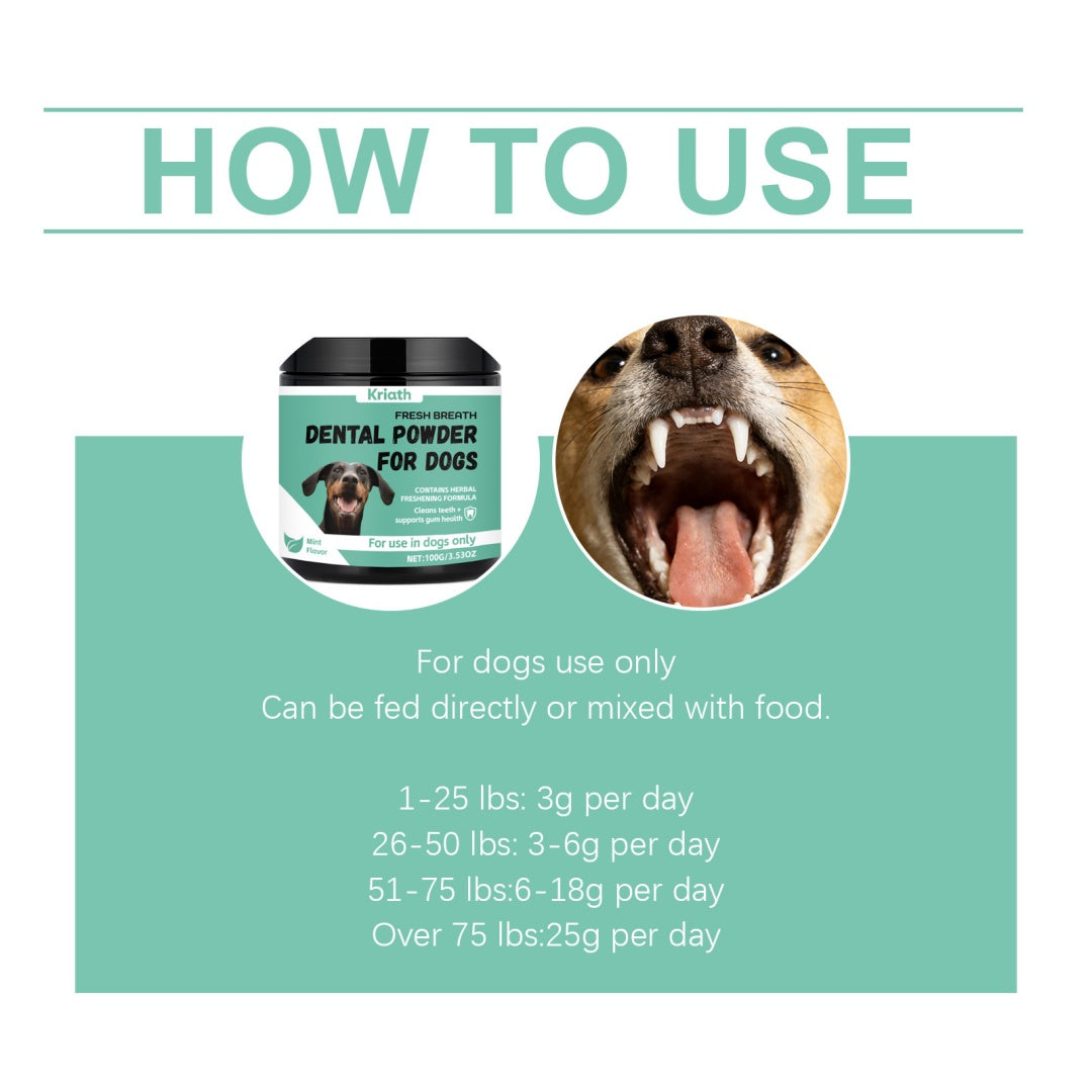 Dog Specific Breath Freshener Powder