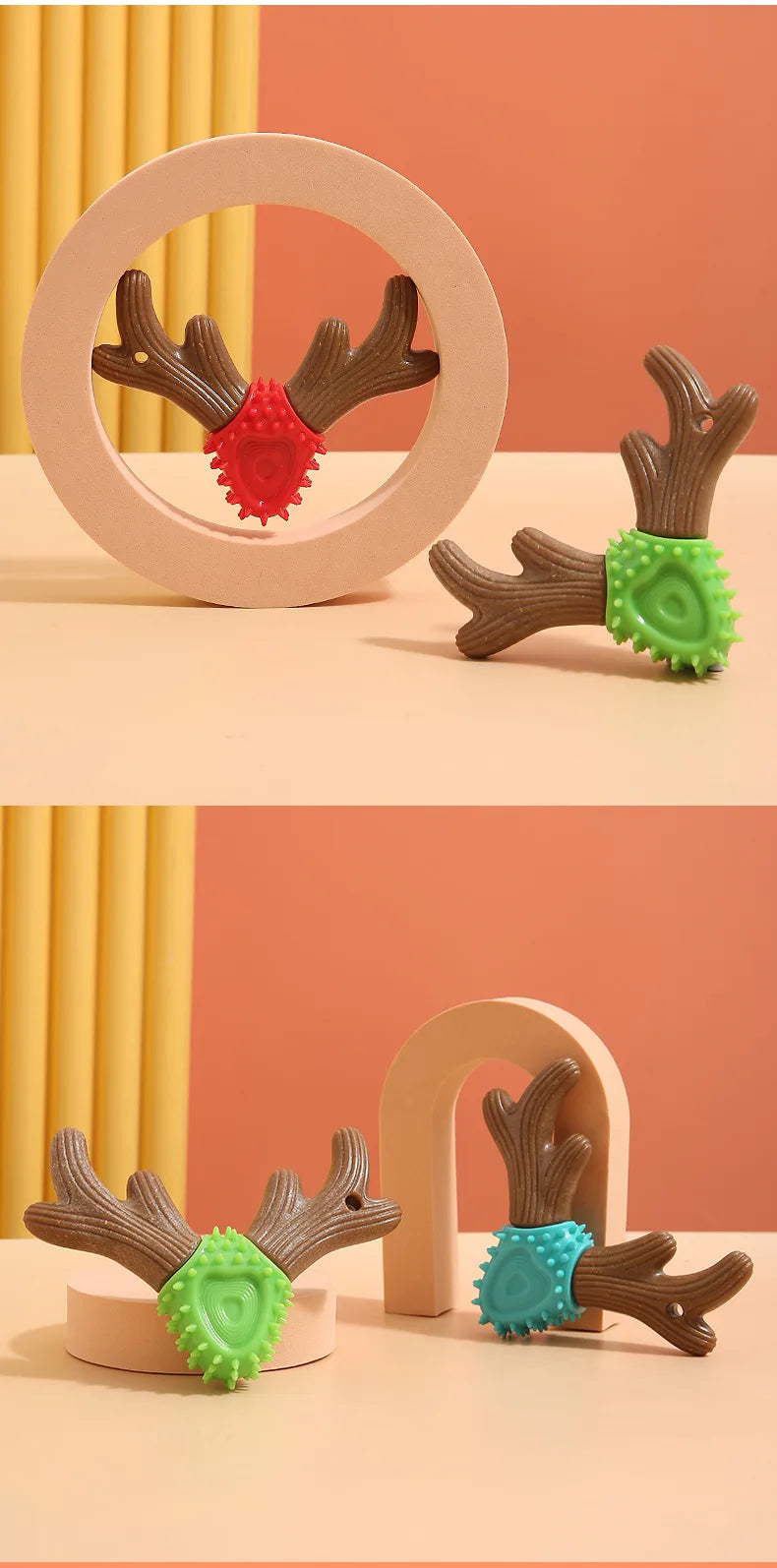 Durable Toy Stick For Dogs Deer Antlers Molar Stick For Teeth Pet Supplies Dog Toys Tooth Grinder