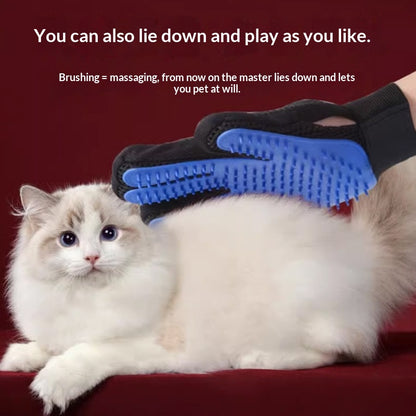 Pet Cat Grooming And Shedding-removal Gloves