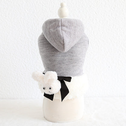 Three-dimensional Rabbit Wool Coat Pet Dog Clothes