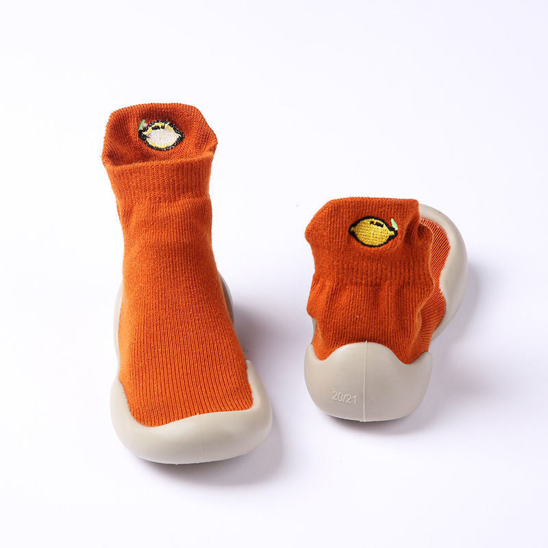 Children's Toddler Step Soft Bottom Non-slip Cartoon Cotton Baby Shoes