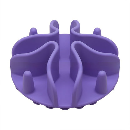 Silicone Pet Dog Snack Pad Round Supplies Slow Food Suction Cup Bathroom Licking Plate