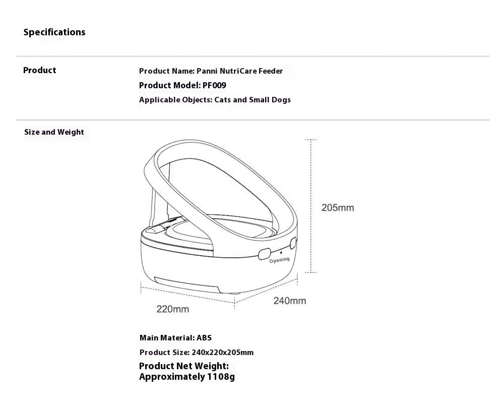 Smart Pet Feeder Prevent Stealing Accurate