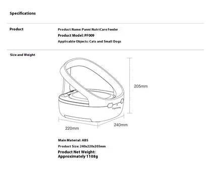Smart Pet Feeder Prevent Stealing Accurate