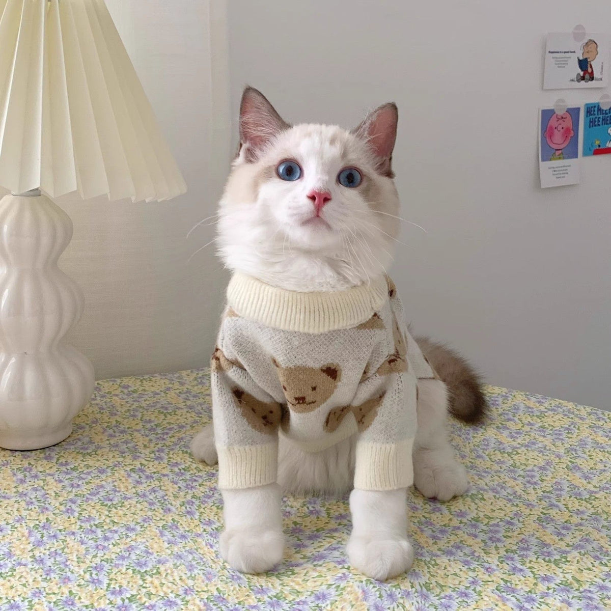 Warm Sweater For Pet Cats