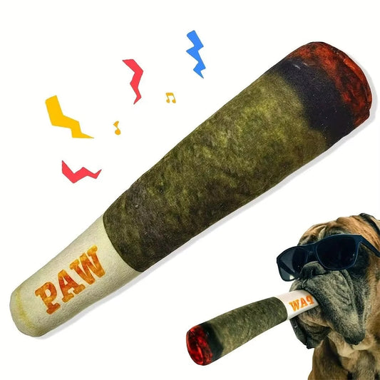 Doggy Doobie - Funny Dog Toys - Plush Squeaky Toys For Medium, Small And Large - Cool Stuffed Cute Gifts For Dog Birthday