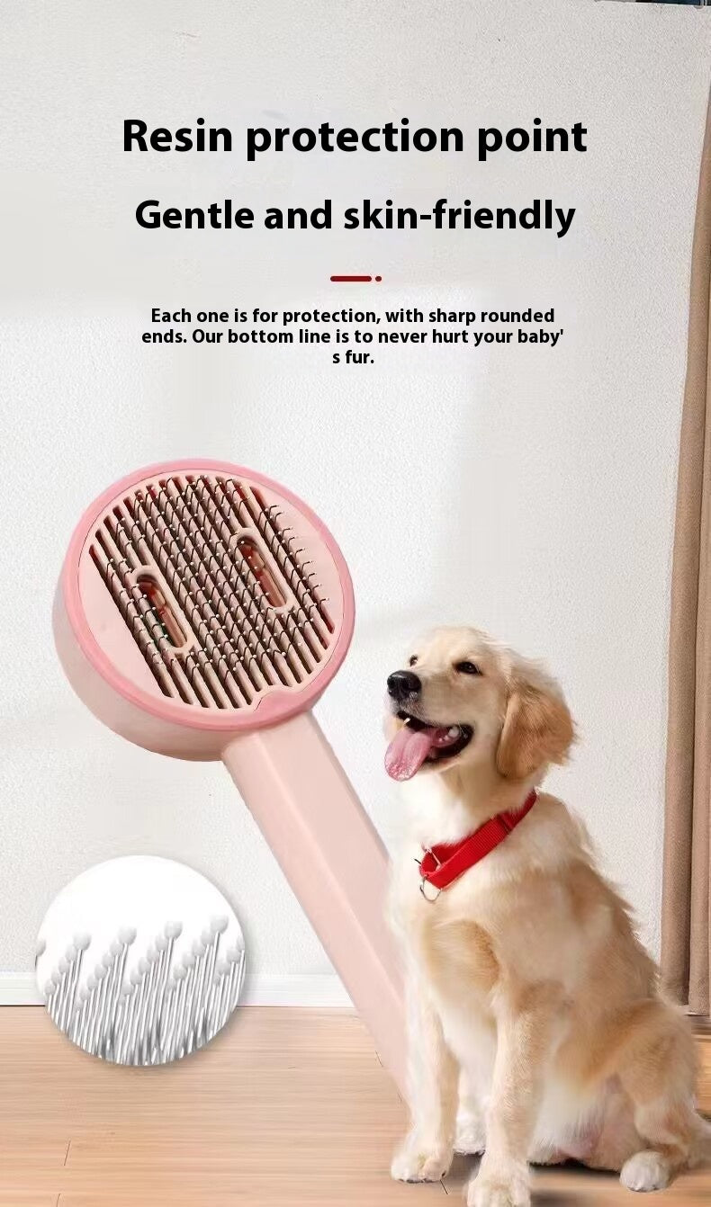 Pet Comb USB Rechargeable UV Sterilization Pet Comb Cleaning Beauty For Cats And Dogs