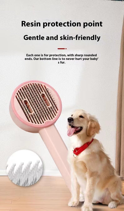 Pet Comb USB Rechargeable UV Sterilization Pet Comb Cleaning Beauty For Cats And Dogs