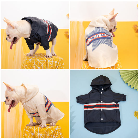 Dog Clothes Coat Pet Carved Jacket
