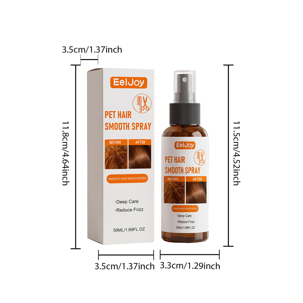 Eeljoy Pet Conditioner With Gentle Ingredients To Clean And Remove Odors, Care For Pet Hair, Make It Smooth And Shiny