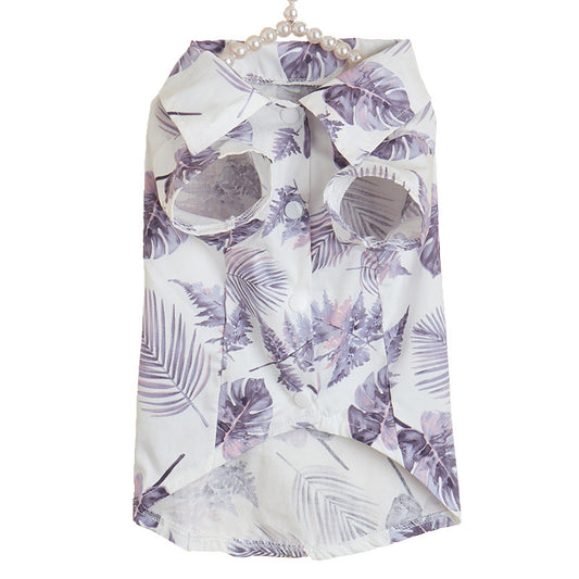 Hawaiian Style Beach Vacation Dog Clothes