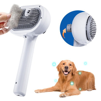 Pet Spray Comb Grooming Tool For Cleaning And Massaging Cat And Dog Fur