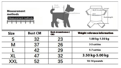 Pet Dog Chest And Back Traction Spring And Summer Denim Clothing