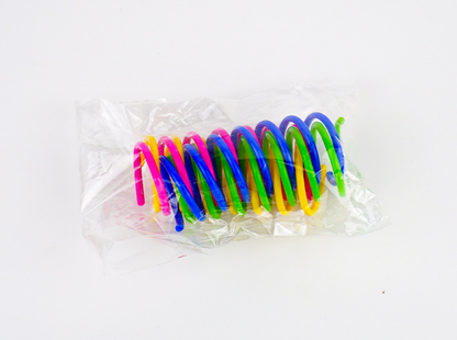 Cat Spring Toy, 12 Pc Colorful Cat Kicker Toys Interactive Cat Toys For Indoor Cats Swatting, Biting, Hunting To Kill Time And Keep Fit